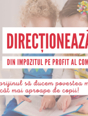 Susține activitatea Cu copiii la povești